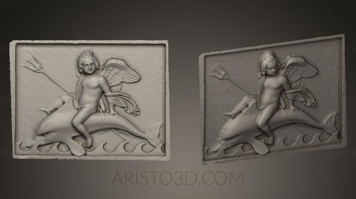 High reliefs and bas-reliefs, historical and religious (GRLFH_0250) 3D model for CNC machine